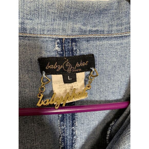 Vintage Baby Phat Crop Denim Jacket - Picture 3 of 9
